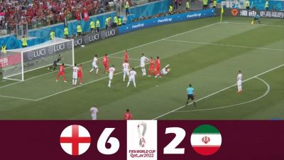 ویدیو : خلاصه بازی انگلیس 6-2 ایران
