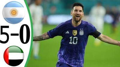 ویدیو : خلاصه بازی آرژانتین 5-0 امارات ( دوستانه )