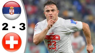 ویدیو : خلاصه بازی سوئیس 3-2 صربستان