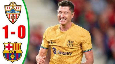 ویدیو: خلاصه بازی آلمریا 1-0 بارسلونا; لغزش بدموقع تیم ژاوی