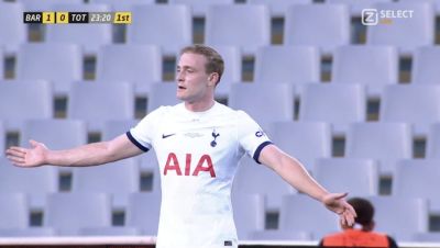 ویدیو: گل اول تاتنهام به بارسلونا (توسط الیور اسکیپ)
