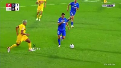 ویدیو: لحظه اخراج خایمه ماتا هافبک ختافه مقابل بارسلونا