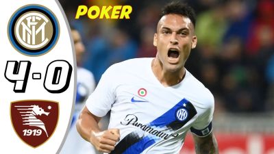 ویدیو: خلاصه بازی سالرنیتانا 0-4 اینترمیلان; پوکر لائوتارو مارتینز