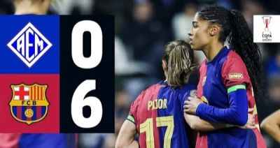 ویدیو: خلاصه بازی زنان بارسلونا 6-0 اس ای آئم