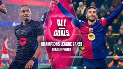 ویدیو: تمام گل های بارسلونا در مرحله گروهی لیگ قهرمانان 2024/25