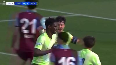 ویدیو: گل اول جوانان بارسلونا به ترابزون&zwnj;اسپور در فینال لیگ قهرمانان جوان (ابراهیم دیارا)
