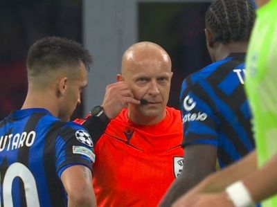 شیمون مارسینیاک داور بازی اینترمیلان 4-3 بارسلونا محروم شد!
