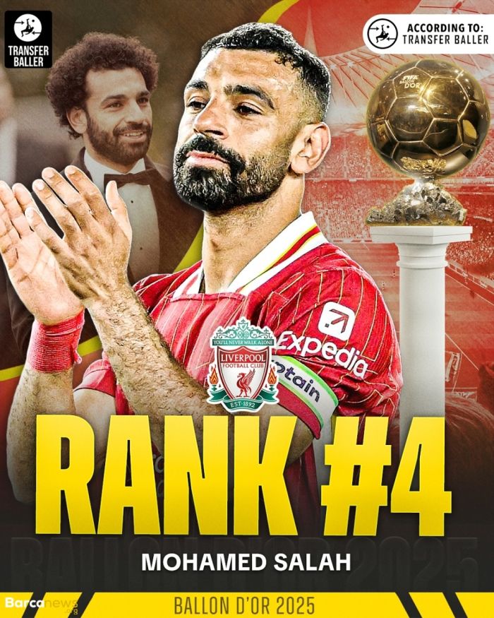 محمد صلاح توپ طلا 2025