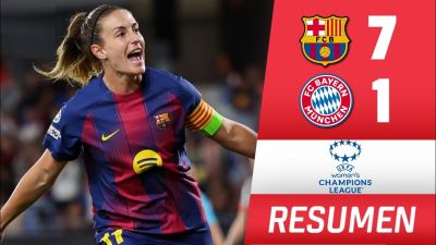 ویدیو: خلاصه بازی بارسلونا 7-1 بایرن مونیخ؛ زنان بارسا بایرن را تحقیر کردند!