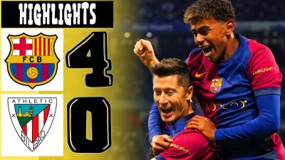 ویدیو: خلاصه بازی بارسلونا 4-0 اتلتیک بیلبائو; چراغ نیوکمپ با درخشش یامال روشن شد!